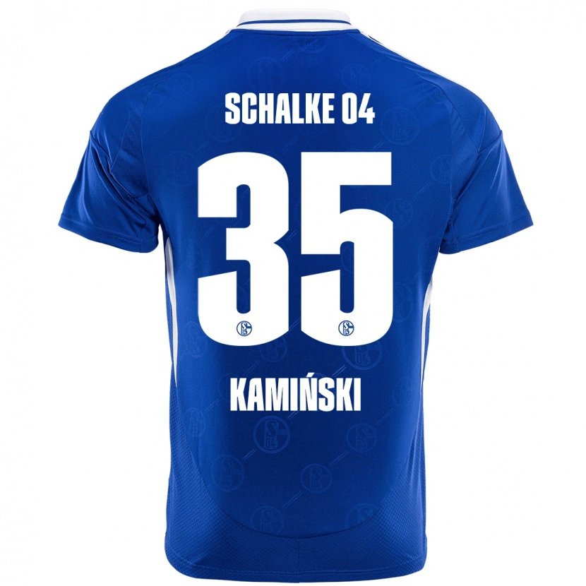 Danxen Dětské Marcin Kaminski #35 Královská Modrá Domů Hráčské Dresy 2024/25 Dres