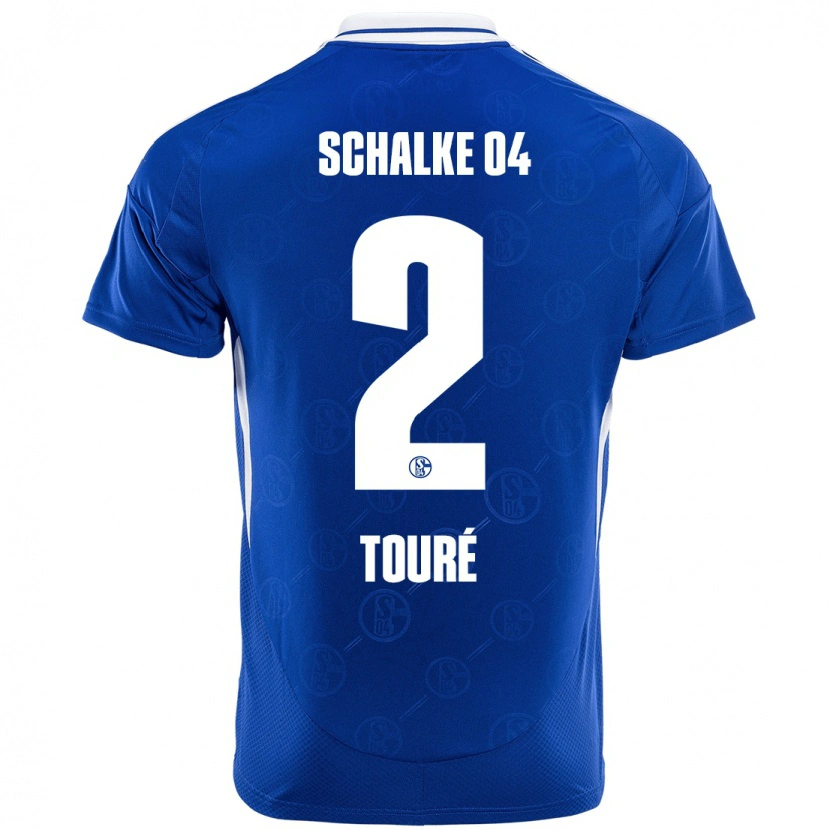 Danxen Dětské Tidiane Touré #2 Královská Modrá Domů Hráčské Dresy 2024/25 Dres