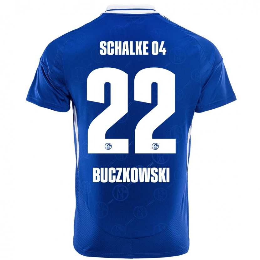 Danxen Dětské Philip Buczkowski #22 Královská Modrá Domů Hráčské Dresy 2024/25 Dres