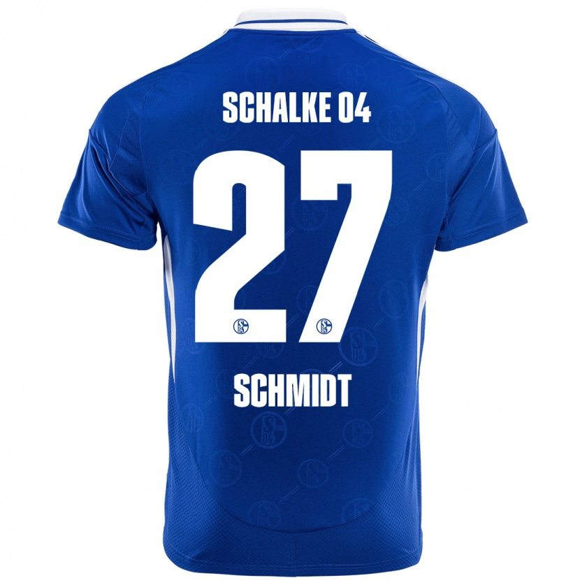 Danxen Dětské Tim Schmidt #27 Královská Modrá Domů Hráčské Dresy 2024/25 Dres