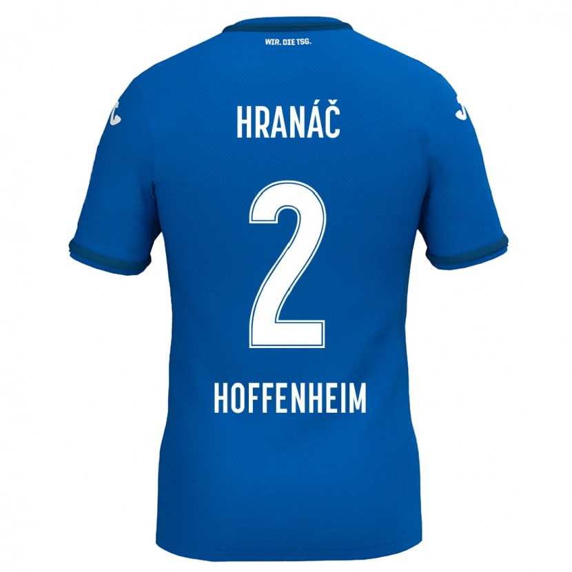 Danxen Dětské Robin Hranac #2 Královská Modř Domů Hráčské Dresy 2024/25 Dres