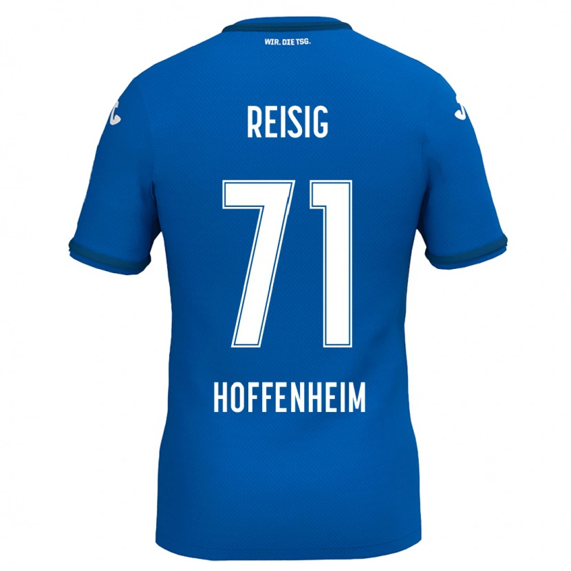 Danxen Dětské Ruben Reisig #71 Královská Modř Domů Hráčské Dresy 2024/25 Dres