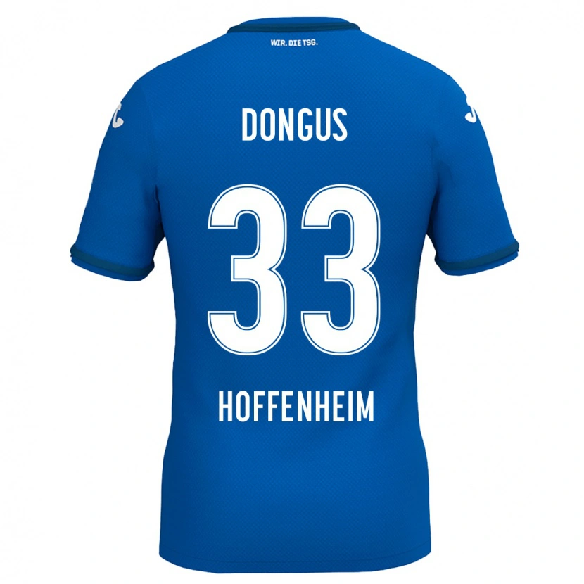 Danxen Dětské Fabienne Dongus #33 Královská Modř Domů Hráčské Dresy 2024/25 Dres