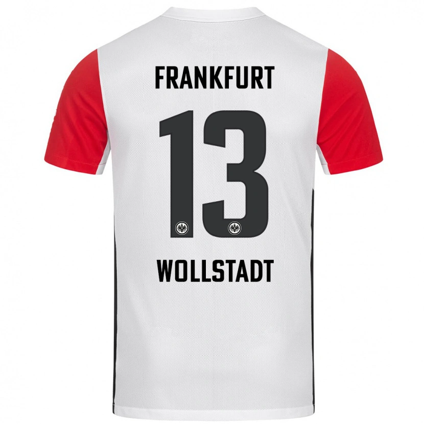 Danxen Dětské Fabio Wollstadt #13 Bílá Červená Domů Hráčské Dresy 2024/25 Dres