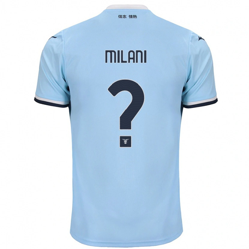Danxen Dětské Alessandro Milani #0 Modrý Domů Hráčské Dresy 2024/25 Dres