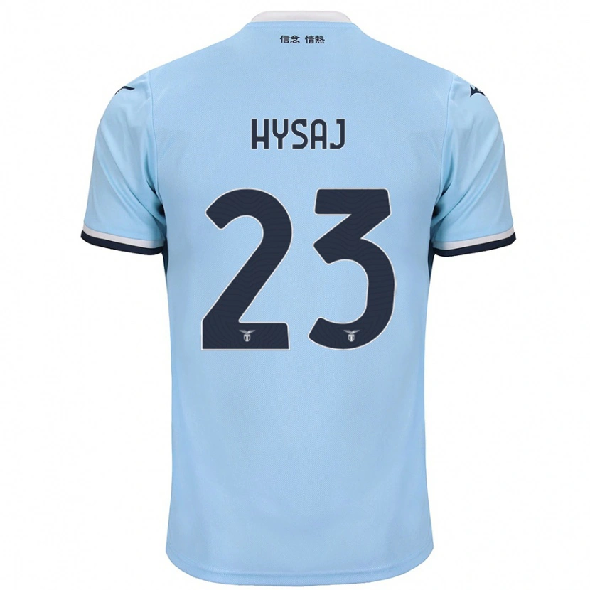 Danxen Dětské Elseid Hysaj #23 Modrý Domů Hráčské Dresy 2024/25 Dres
