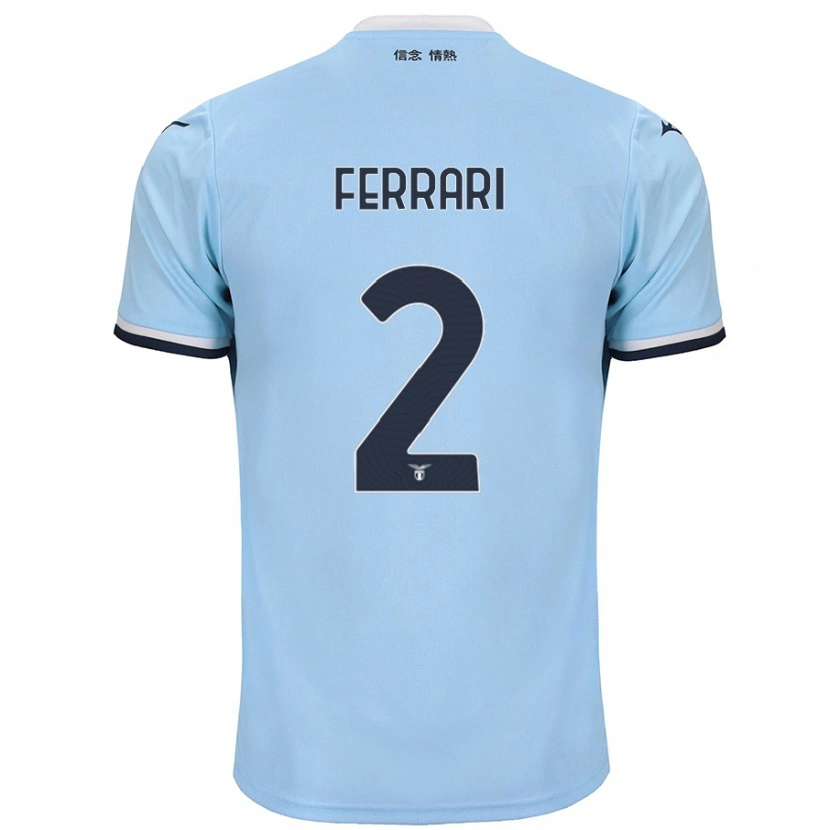 Danxen Dětské Lorenzo Ferrari #2 Modrý Domů Hráčské Dresy 2024/25 Dres