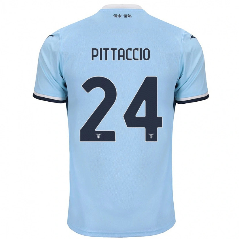 Danxen Dětské Francesca Pittaccio #24 Modrý Domů Hráčské Dresy 2024/25 Dres