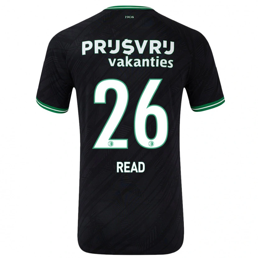 Danxen Dětské Givairo Read #26 Černo Zelená Daleko Hráčské Dresy 2024/25 Dres