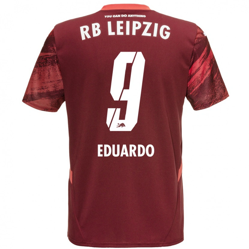 Danxen Dětské Yannick Eduardo #9 Burgundské Daleko Hráčské Dresy 2024/25 Dres