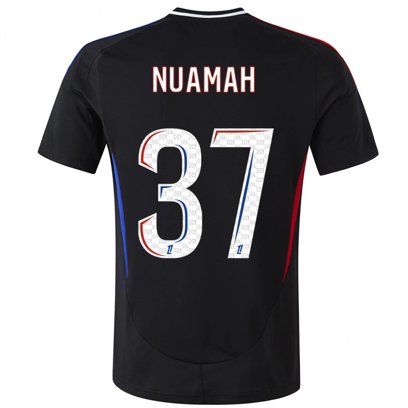 Danxen Dětské Ernest Nuamah #37 Černý Daleko Hráčské Dresy 2024/25 Dres