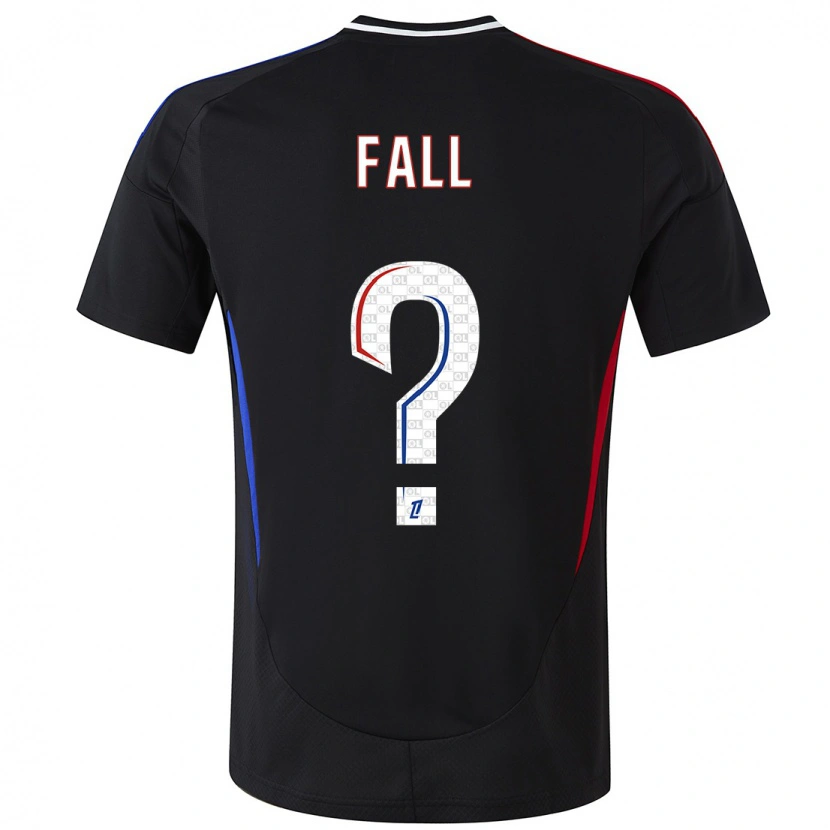 Danxen Dětské Ibrahima Fall #0 Černý Daleko Hráčské Dresy 2024/25 Dres