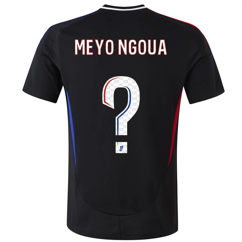 Danxen Dětské Bryan Meyo Ngoua #0 Černý Daleko Hráčské Dresy 2024/25 Dres