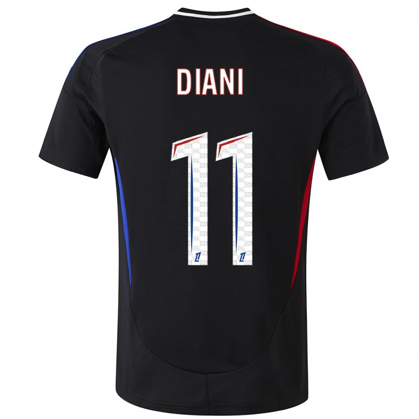 Danxen Dětské Kadidiatou Diani #11 Černý Daleko Hráčské Dresy 2024/25 Dres