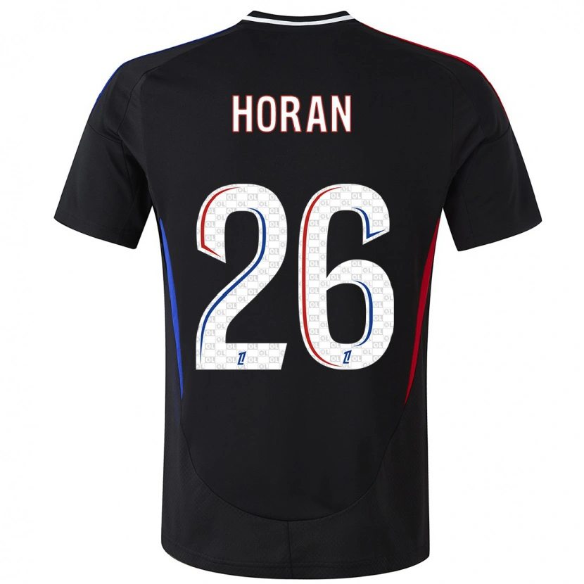 Danxen Dětské Lindsey Horan #26 Černý Daleko Hráčské Dresy 2024/25 Dres