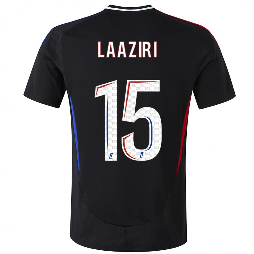 Danxen Dětské Achraf Laâziri #15 Černý Daleko Hráčské Dresy 2024/25 Dres