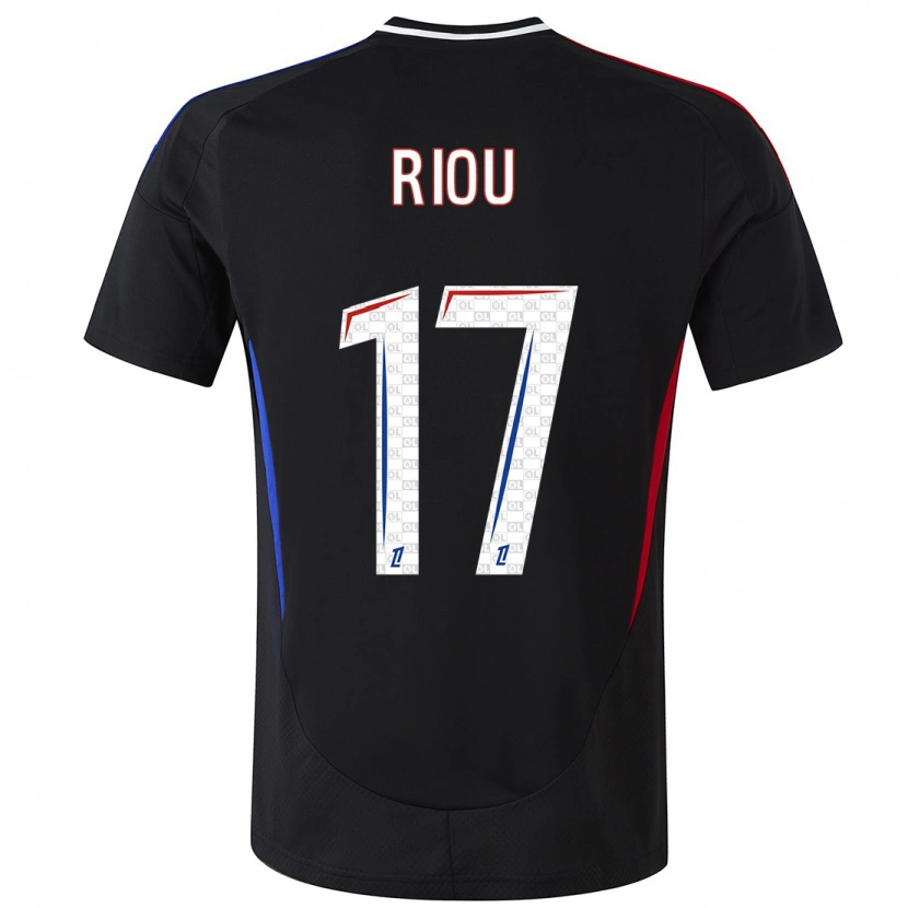 Danxen Dětské Rémy Riou #17 Černý Daleko Hráčské Dresy 2024/25 Dres