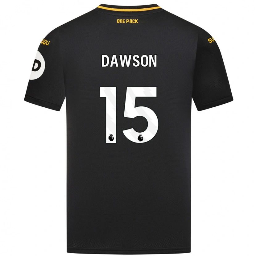 Danxen Dětské Craig Dawson #15 Černý Daleko Hráčské Dresy 2024/25 Dres