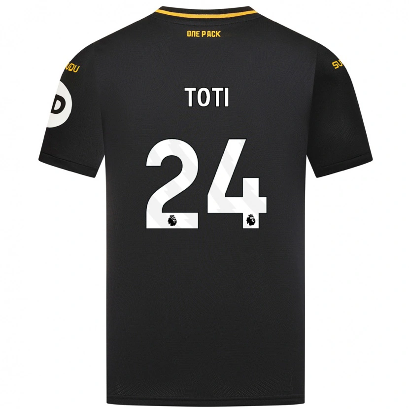 Danxen Dětské Toti #24 Černý Daleko Hráčské Dresy 2024/25 Dres