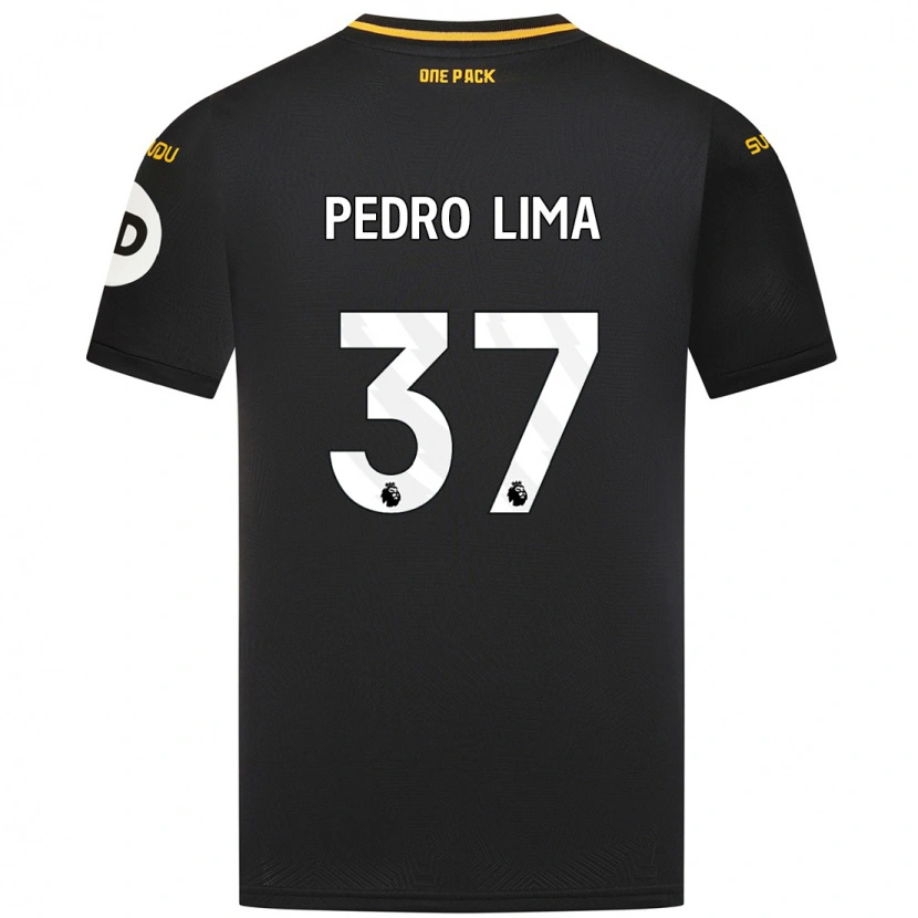 Danxen Dětské Pedro Lima #37 Černý Daleko Hráčské Dresy 2024/25 Dres