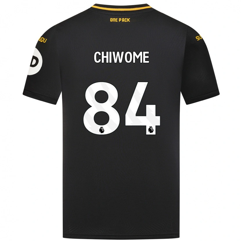 Danxen Dětské Leon Chiwome #84 Černý Daleko Hráčské Dresy 2024/25 Dres