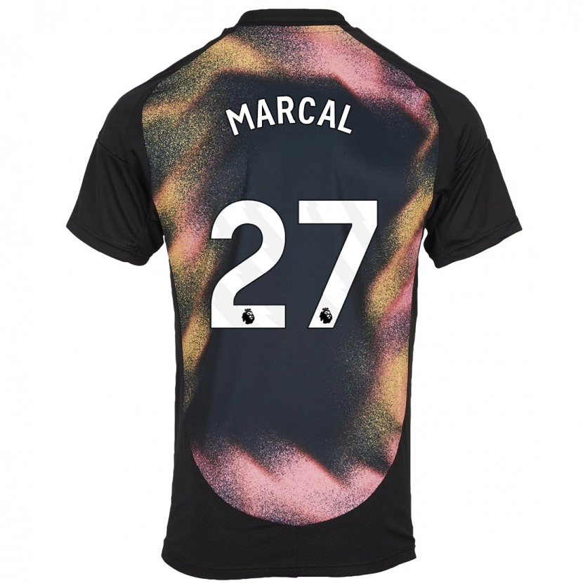 Danxen Dětské Wanya Marçal #27 Černá Bílá Daleko Hráčské Dresy 2024/25 Dres