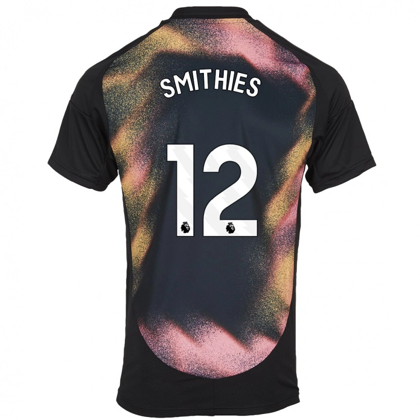 Danxen Dětské Alex Smithies #12 Černá Bílá Daleko Hráčské Dresy 2024/25 Dres