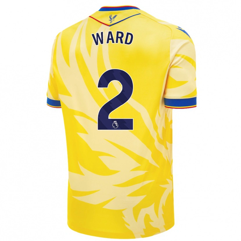 Danxen Dětské Joel Ward #2 Žluť Daleko Hráčské Dresy 2024/25 Dres