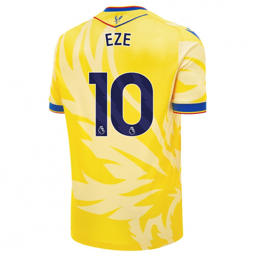 Danxen Dětské Eberechi Eze #10 Žluť Daleko Hráčské Dresy 2024/25 Dres
