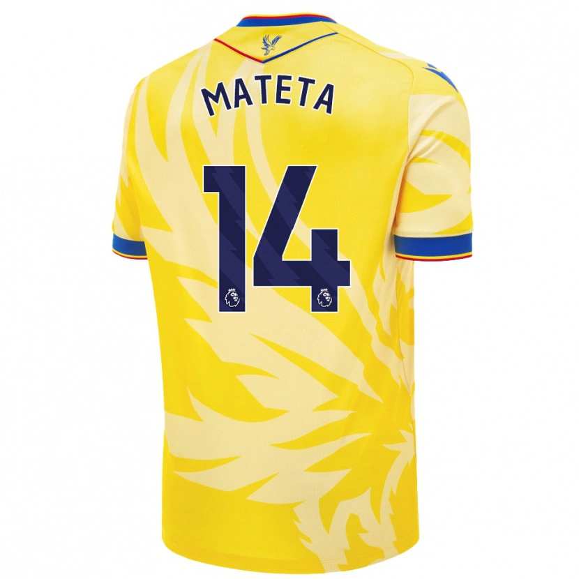 Danxen Dětské Jean-Philippe Mateta #14 Žluť Daleko Hráčské Dresy 2024/25 Dres