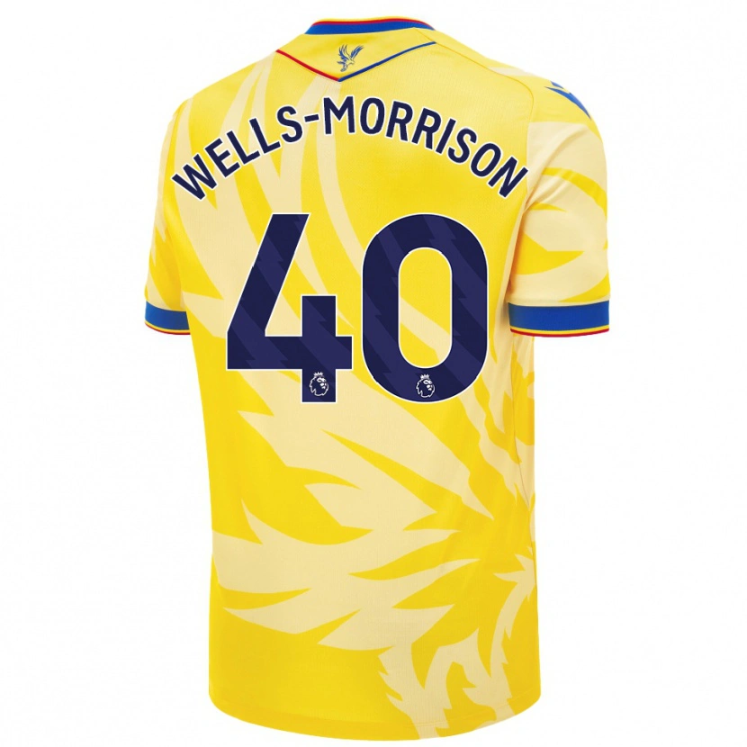 Danxen Dětské Jack Wells-Morrison #40 Žluť Daleko Hráčské Dresy 2024/25 Dres