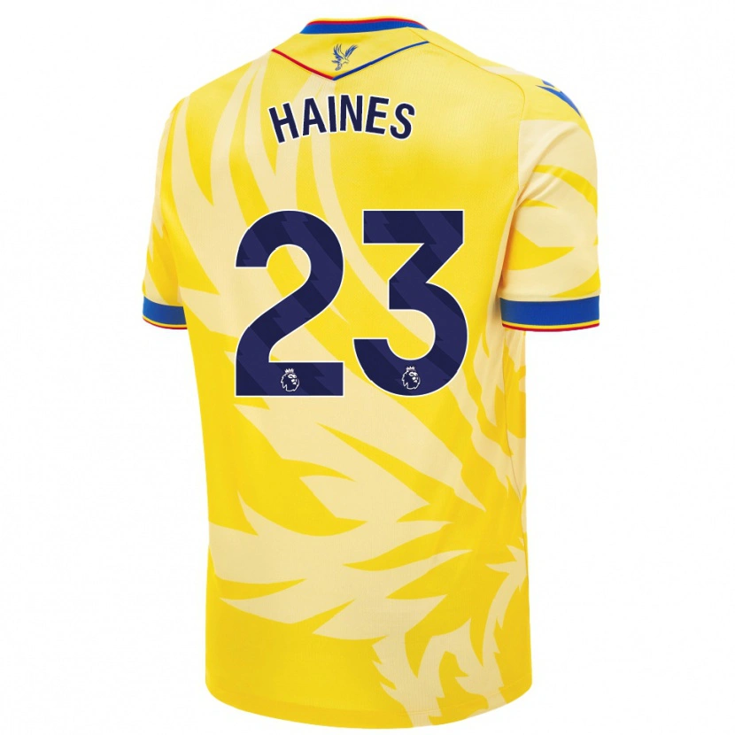 Danxen Dětské Coral-Jade Haines #23 Žluť Daleko Hráčské Dresy 2024/25 Dres