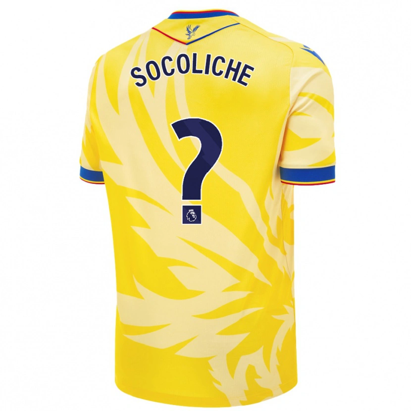 Danxen Dětské Basilio Rieno Socoliche #0 Žluť Daleko Hráčské Dresy 2024/25 Dres
