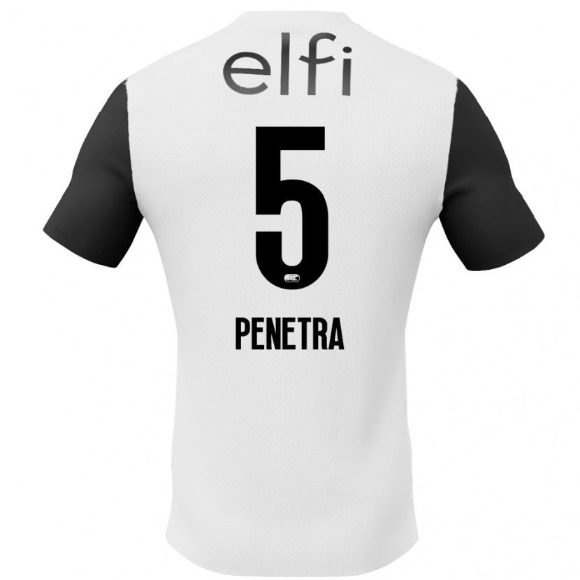 Danxen Dětské Alexandre Penetra #5 Bílá Černá Daleko Hráčské Dresy 2024/25 Dres