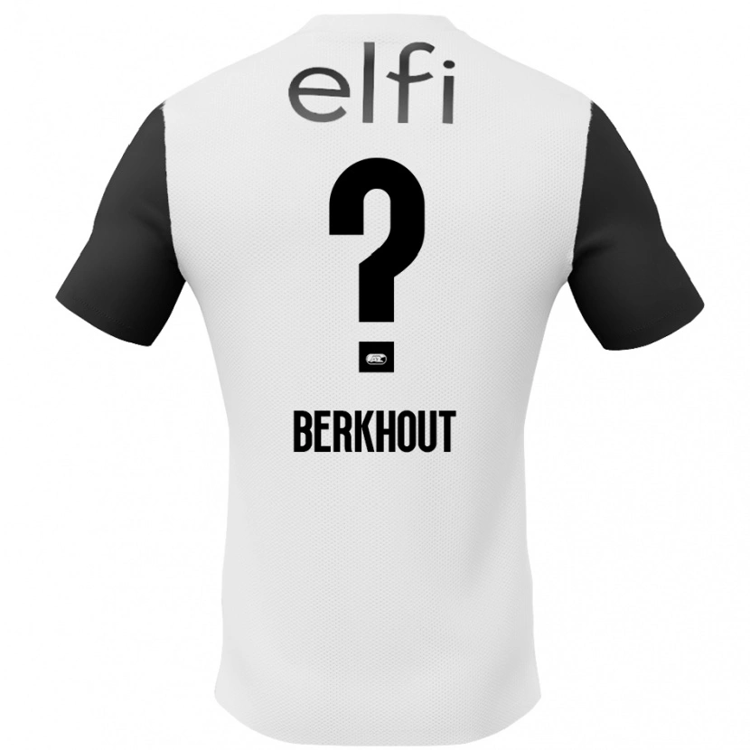 Danxen Dětské Jorn Berkhout #0 Bílá Černá Daleko Hráčské Dresy 2024/25 Dres