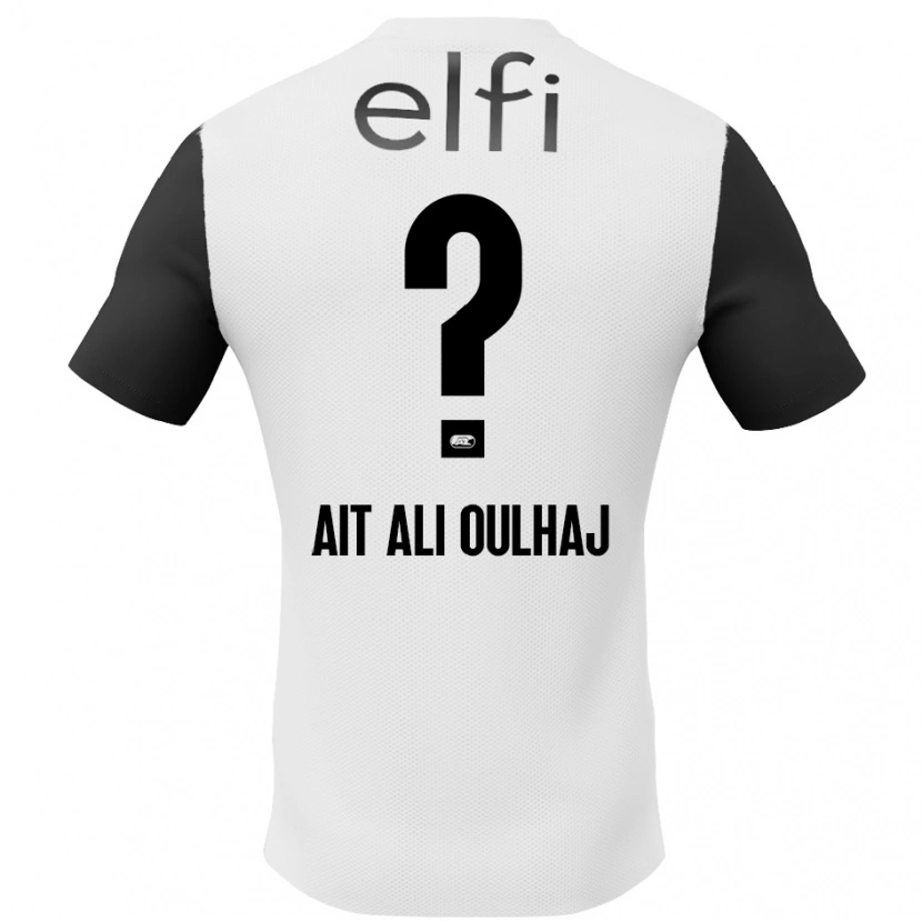 Danxen Dětské Adam Ait Ali Oulhaj #0 Bílá Černá Daleko Hráčské Dresy 2024/25 Dres
