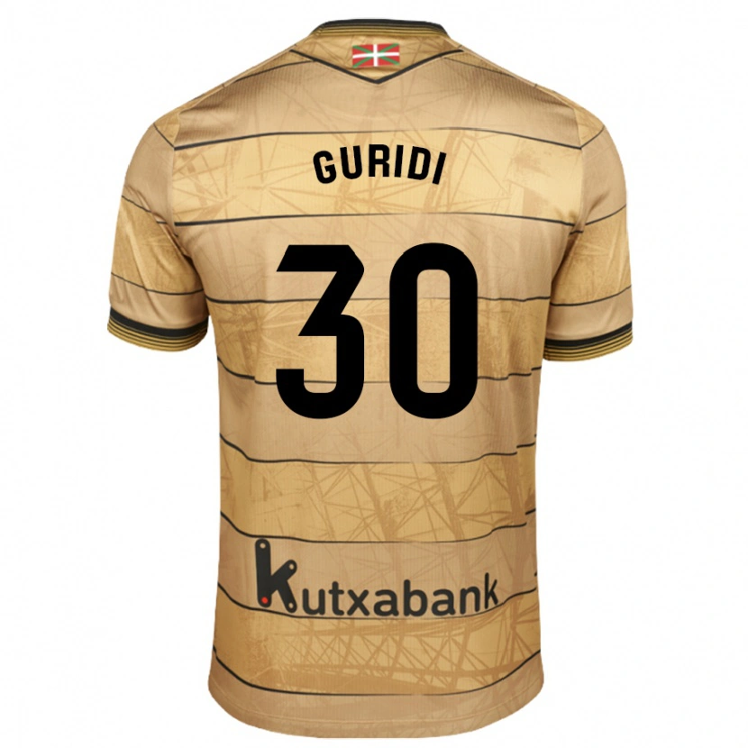 Danxen Dětské Elene Guridi Mesonero #30 Hnědý Daleko Hráčské Dresy 2024/25 Dres