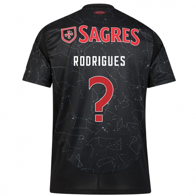 Danxen Dětské Miguel Rodrigues #0 Černá Červená Daleko Hráčské Dresy 2024/25 Dres
