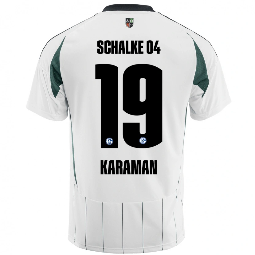 Danxen Dětské Kenan Karaman #19 Bílá Zelená Daleko Hráčské Dresy 2024/25 Dres