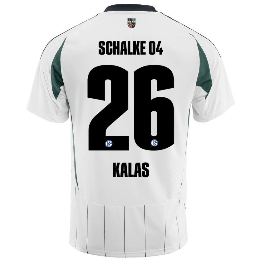 Danxen Dětské Tomas Kalas #26 Bílá Zelená Daleko Hráčské Dresy 2024/25 Dres