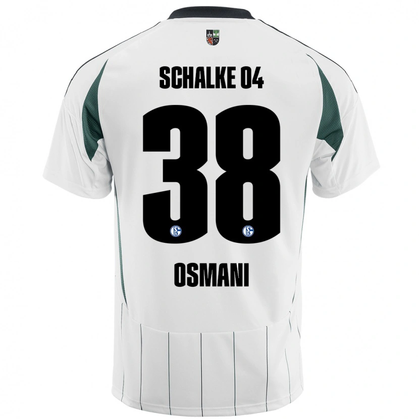 Danxen Dětské Tristan Osmani #38 Bílá Zelená Daleko Hráčské Dresy 2024/25 Dres