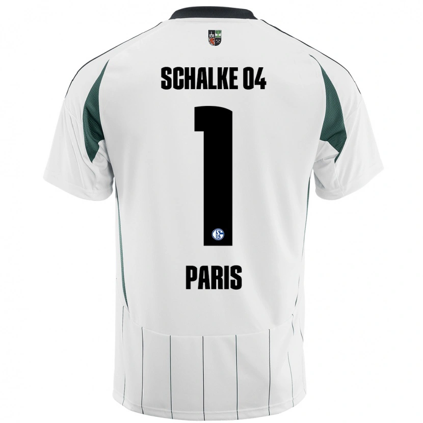 Danxen Dětské Julius Paris #1 Bílá Zelená Daleko Hráčské Dresy 2024/25 Dres