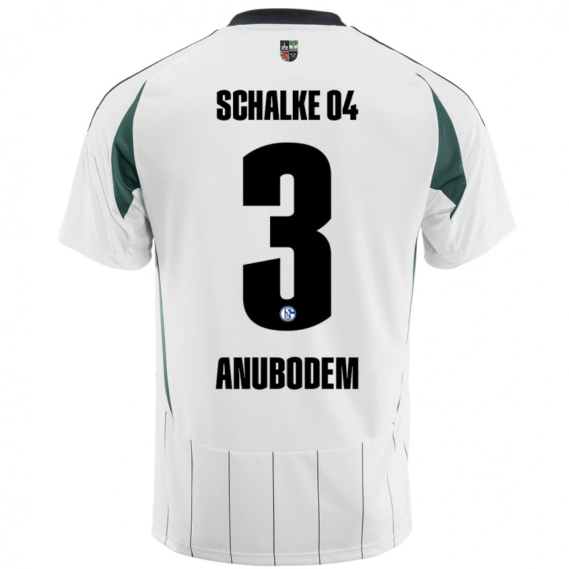 Danxen Dětské Ngufor Anubodem #3 Bílá Zelená Daleko Hráčské Dresy 2024/25 Dres