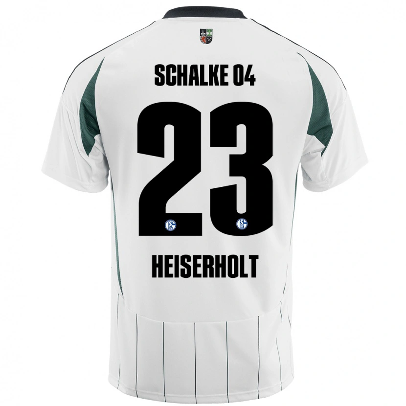 Danxen Dětské Finn Heiserholt #23 Bílá Zelená Daleko Hráčské Dresy 2024/25 Dres