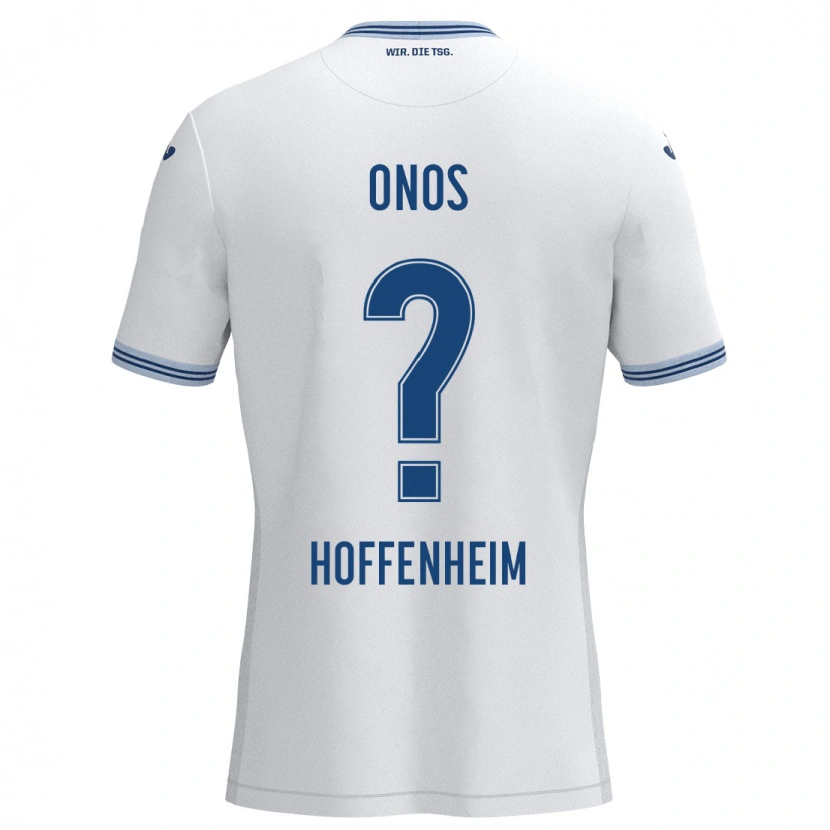 Danxen Dětské Melvin Onos #0 Bílá Modrá Daleko Hráčské Dresy 2024/25 Dres