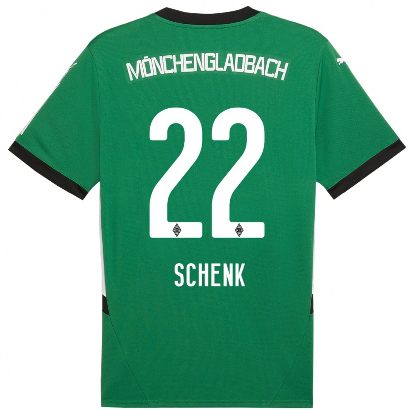 Danxen Dětské Isabel Schenk #22 Zelená Bílá Daleko Hráčské Dresy 2024/25 Dres
