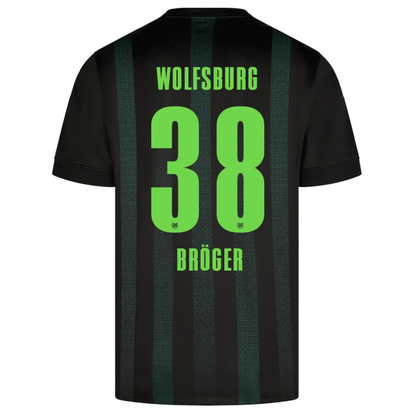 Danxen Dětské Bennit Bröger #38 Tmavě Zelená Daleko Hráčské Dresy 2024/25 Dres