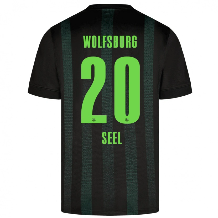Danxen Dětské William Seel #20 Tmavě Zelená Daleko Hráčské Dresy 2024/25 Dres