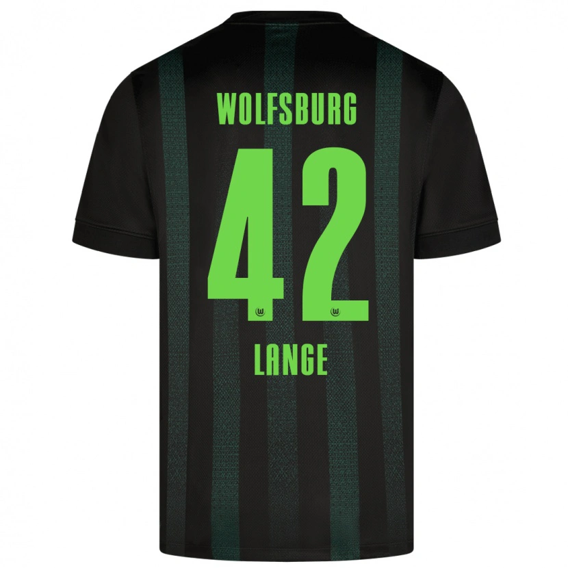 Danxen Dětské Felix Lange #42 Tmavě Zelená Daleko Hráčské Dresy 2024/25 Dres