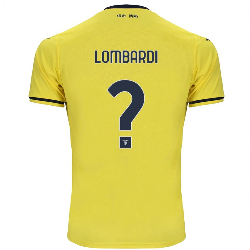 Danxen Dětské Pierlorenzo Lombardi #0 Žluť Daleko Hráčské Dresy 2024/25 Dres